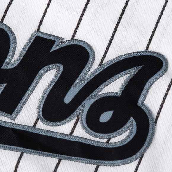 NEW Michael Jordan Barons Jersey Pinstripe Mens - Picture 5 of 7